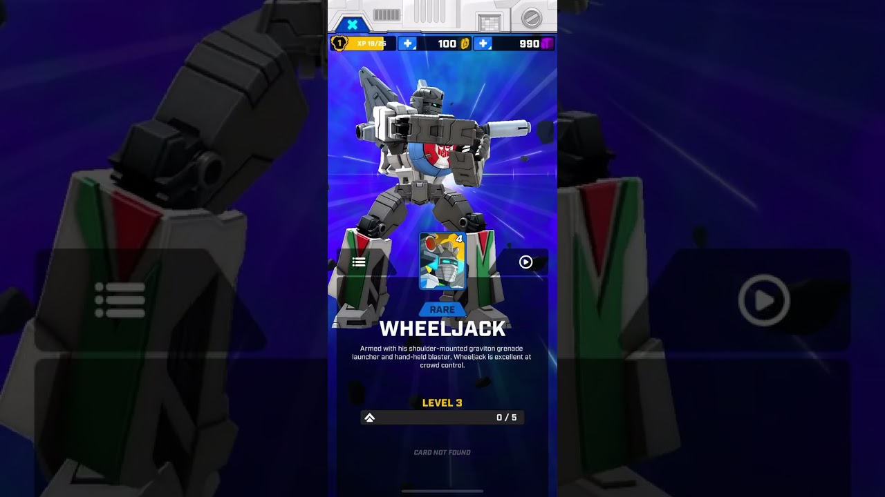 Transformers Tactical Arena | all cards  | mobile game |