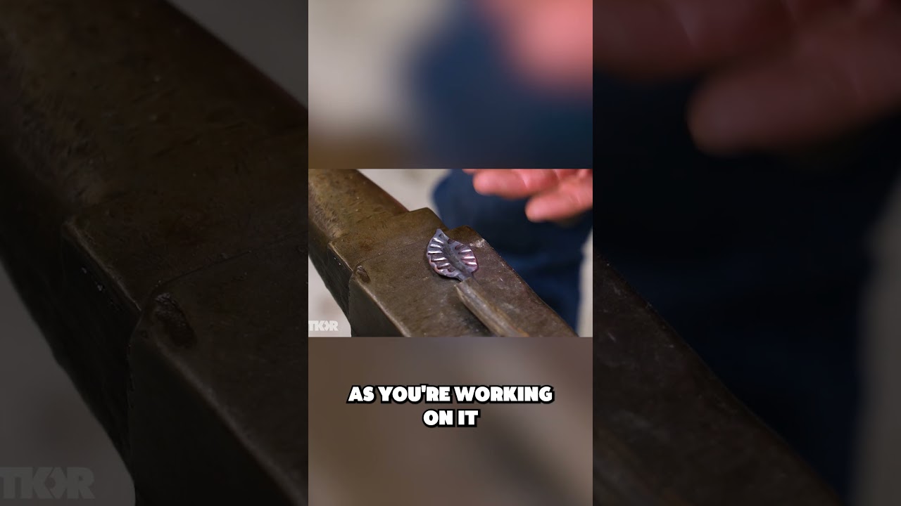 How to forge copper #forging #blacksmith