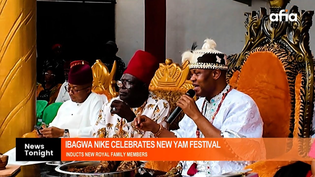 IBAGWA NIKE CELEBRATES NEW YAM FESTIVAL & INDUCTS NEW ROYAL FAMILY MEMBERS | REPORT BY ALEX OGBODO
