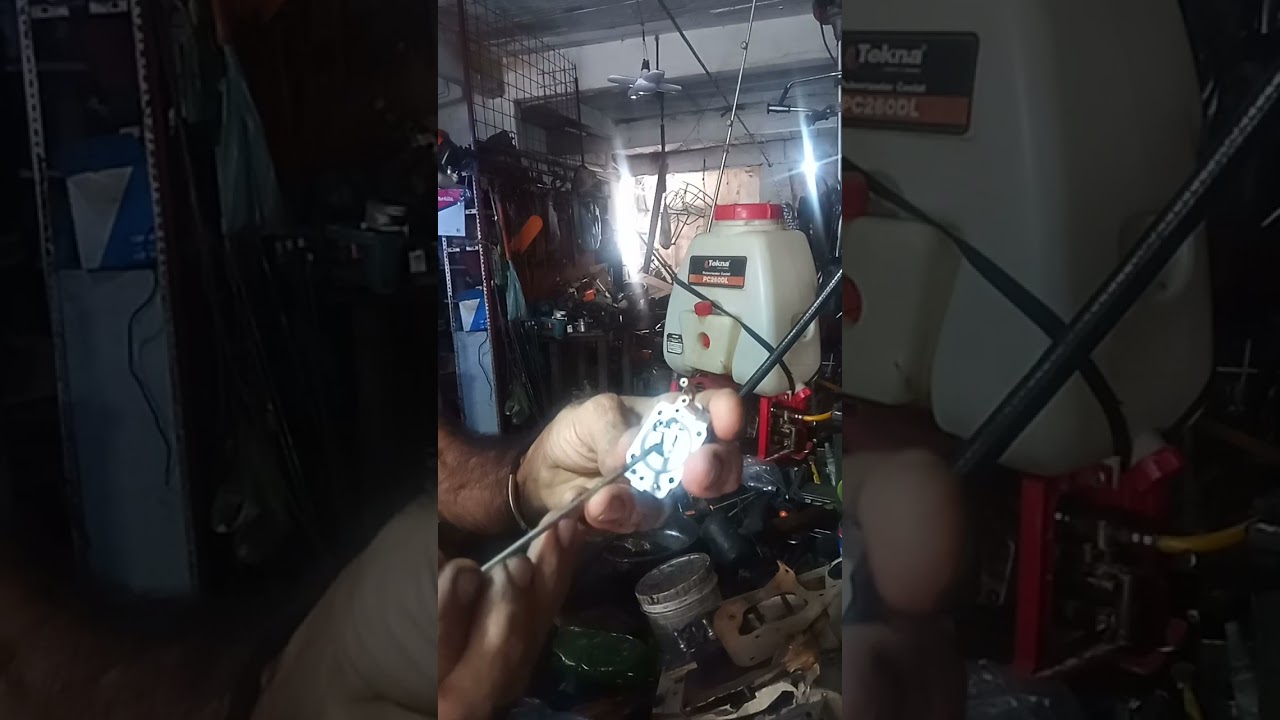 Veja como estava o carburador.