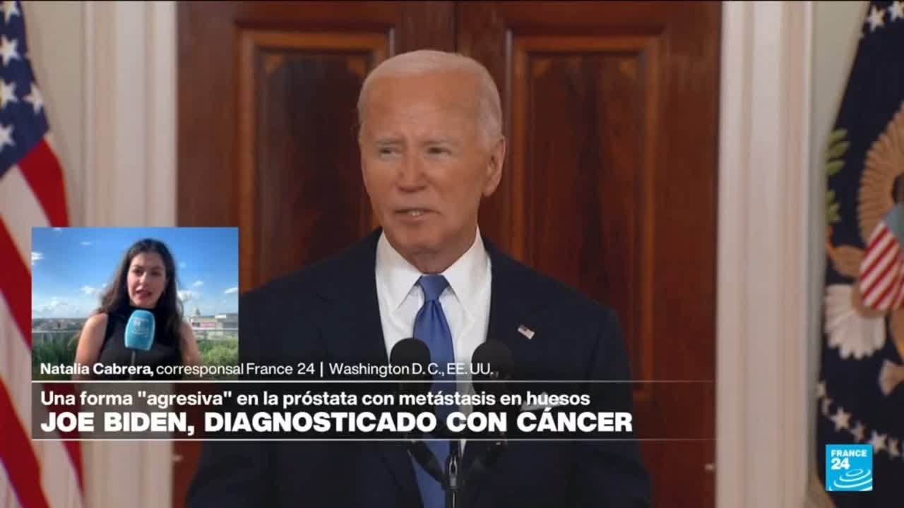 Informe desde Washington: Joe Biden es diagnosticado con c&aacute;ncer de pr&oacute;stata &bull; FRANCE 24 Espa&ntilde;ol