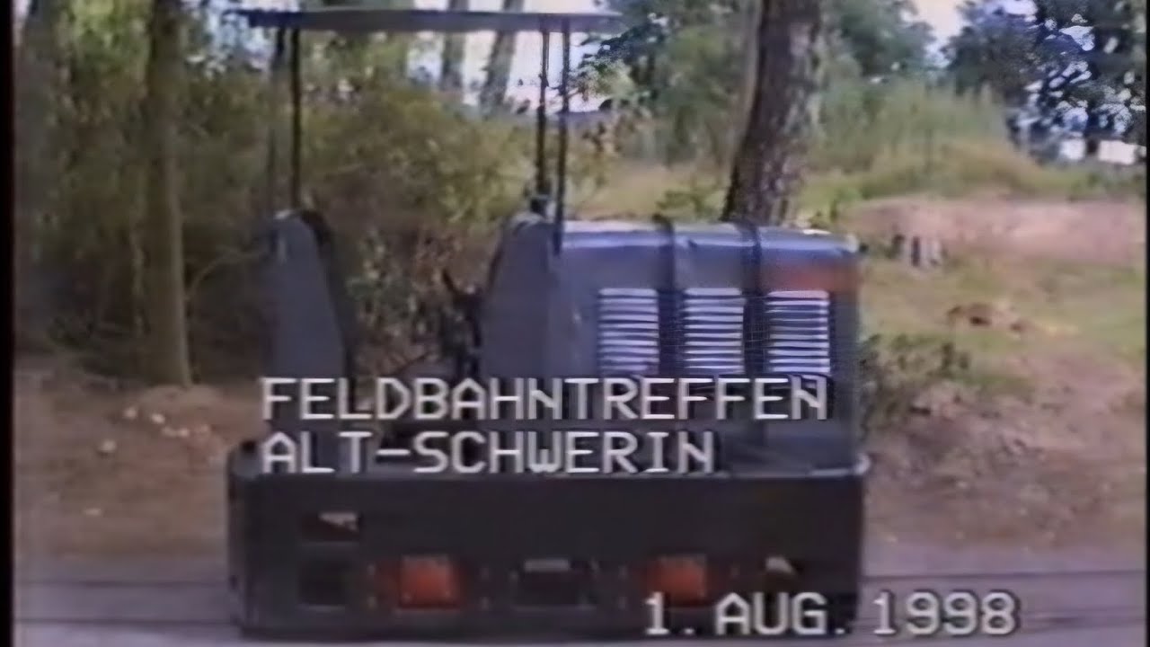 Feldbahn Treffen am Argoneum im Alt-Schwerin am 01.08.1998