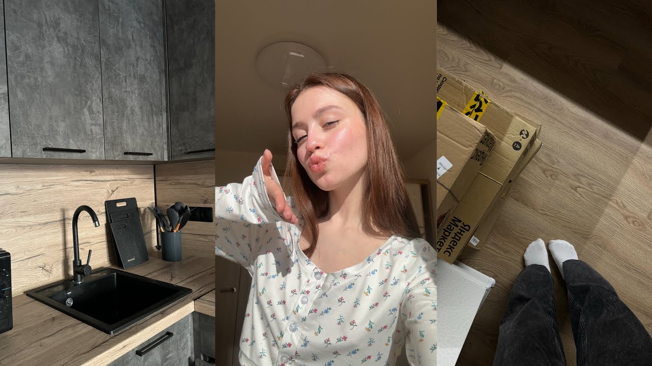 влог: переезд 💒 / распаковка wildberries, яндекс маркет, летуаль 💅🏻