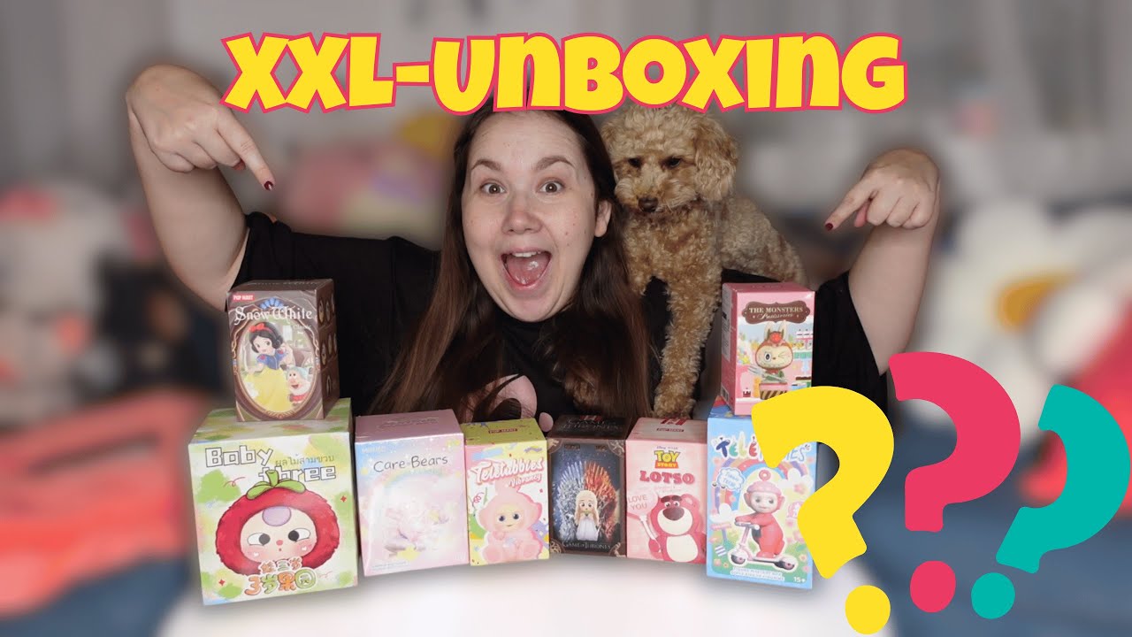 XXL Unboxing - we unpack 8 BLIND BOXES
