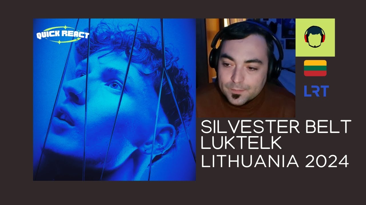 Apunta al top-10 | Silvester Belt - Luktelk (Reaction) | Lithuania Eurovision 2024