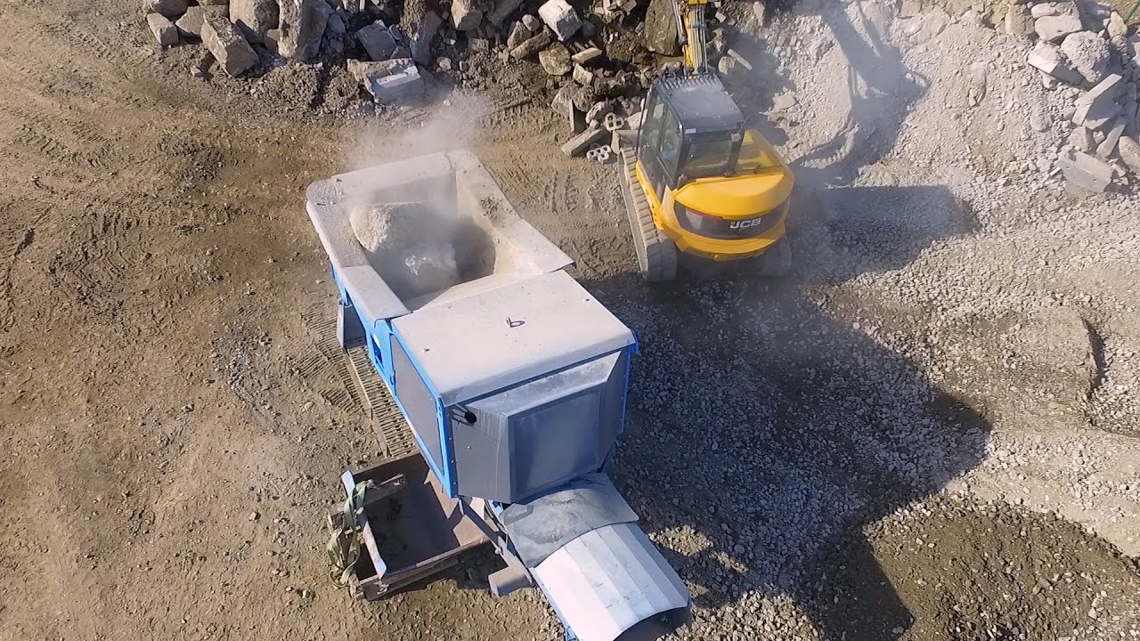 ARJES Impaktor 250 - Bauschutt, Wurzeln schreddern