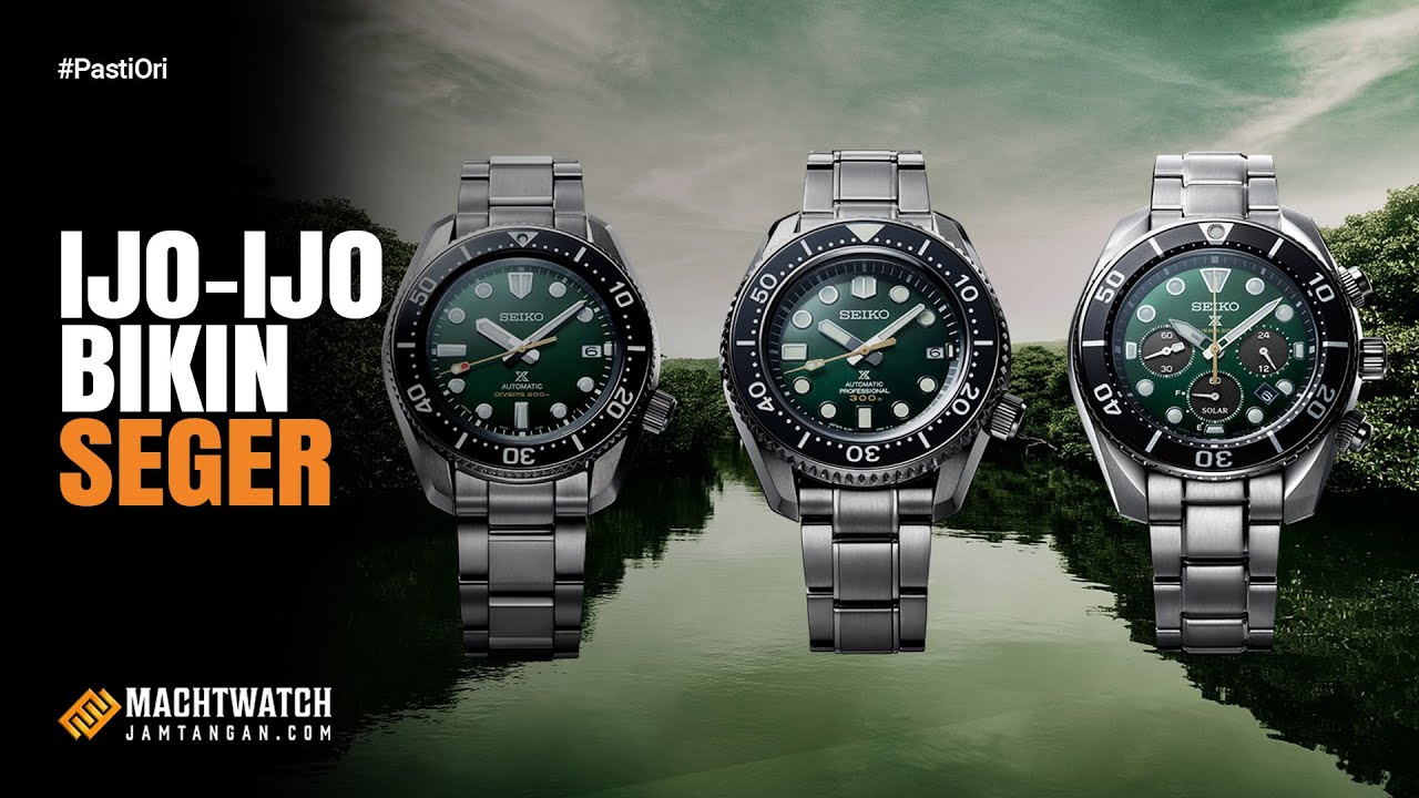TRIO IJO BIKIN MELONGO! Review On-Hands Seiko Prospex SLA047J1, SSC807J1, dan SPB207J1