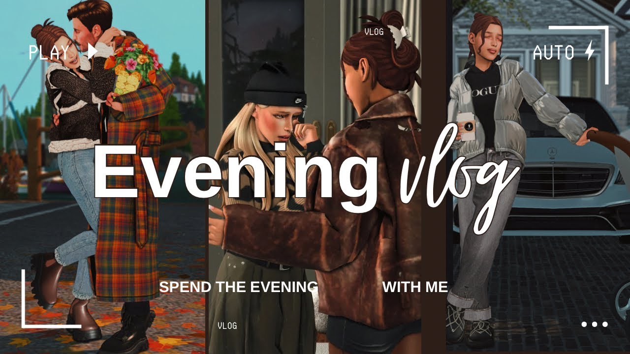 [The Sims 4 Vlog] 🎥 ┊evening routine (house reset, good news, family time)