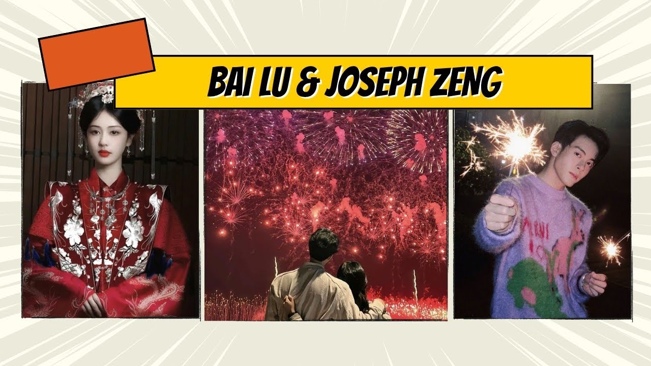 Bai Lu and Joseph Zeng Celebrate a Fireworks Party Together