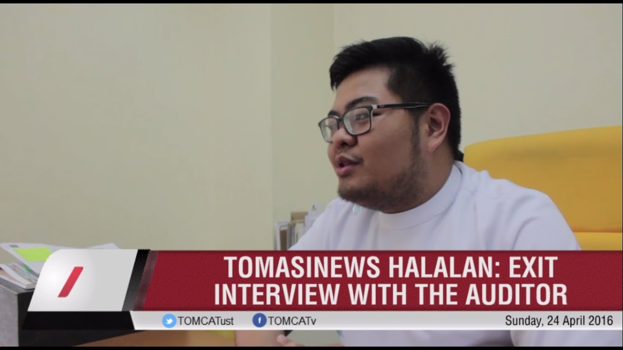 TOMASINEWS Halalan 2016: Exit interview with the auditor