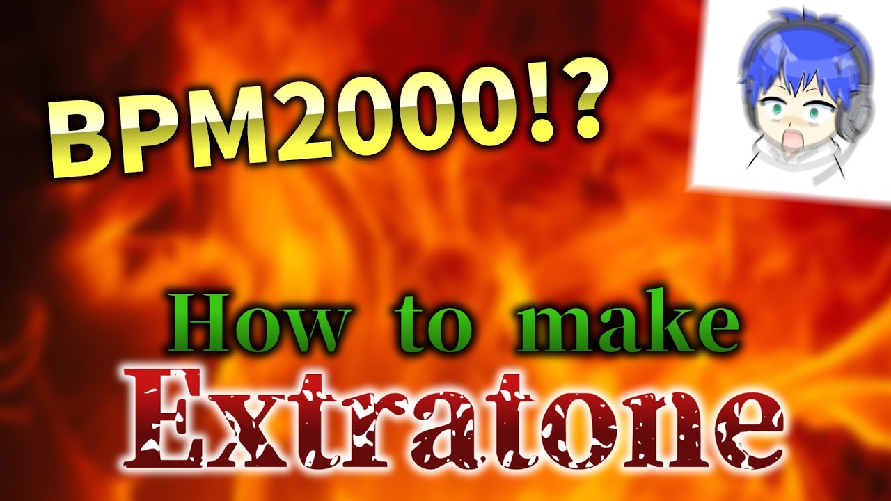【DTM解説】異次元の超高BPM！Extratoneの作り方！