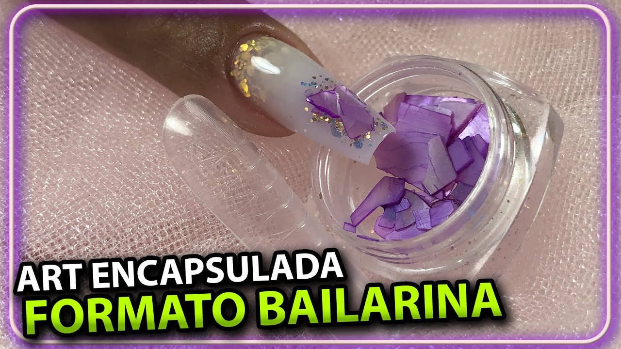 Art Encapsulada usando Molde F1 com formato Bailarina