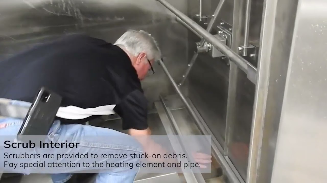 Rack Washer - Cleaning Procedure