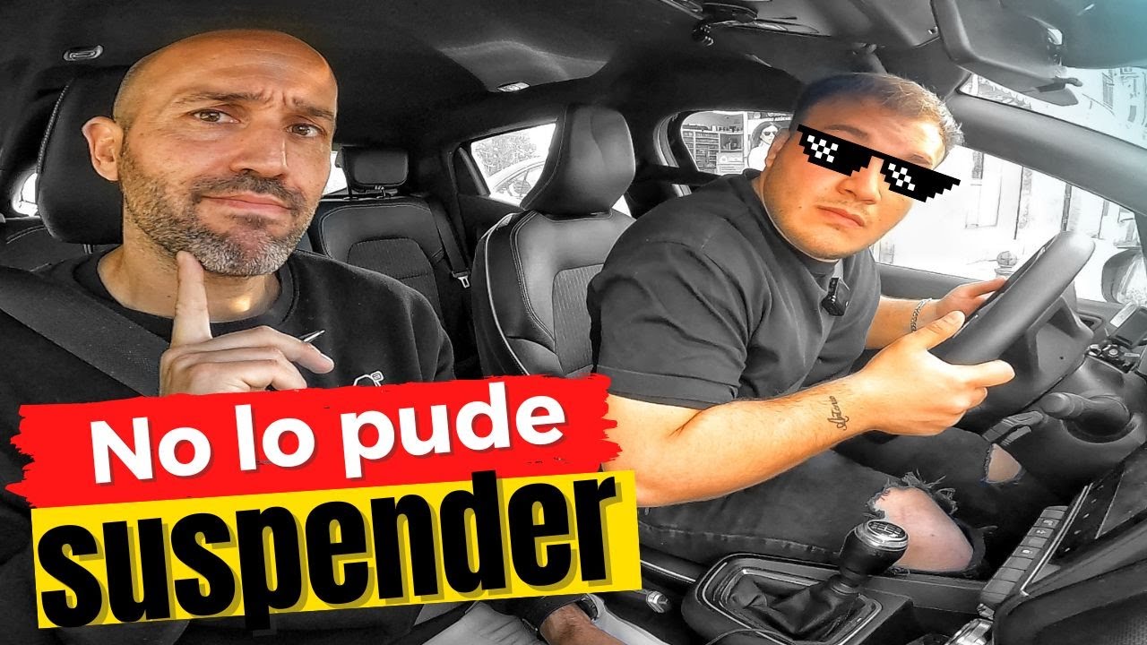 ¡¡Un alumno INCREIBLE!! 😎Intenté que SUSPENDIERA 👹el examen de CONDUCIR pero no PUDE con el🙀