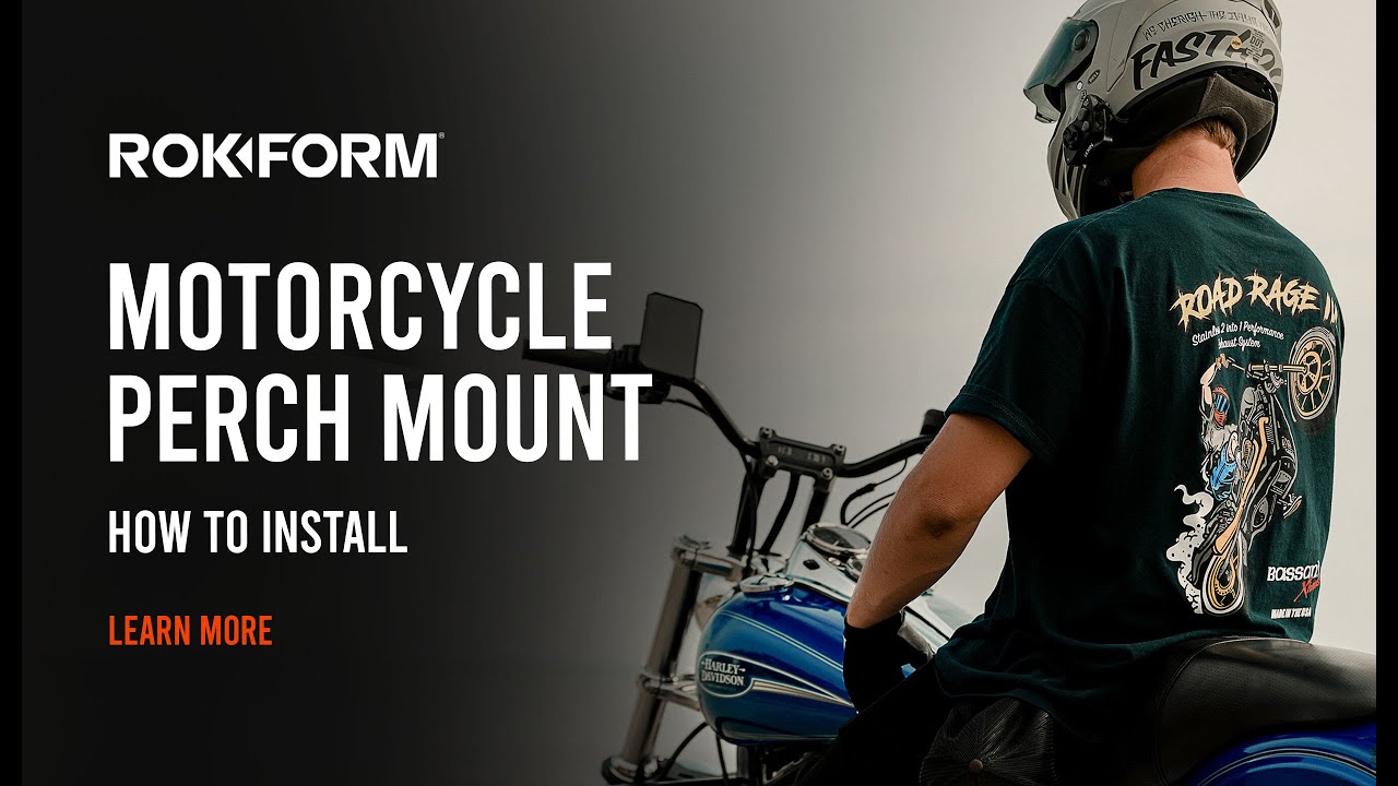 How to Install the Motorcycle Perch Phone Mount | ROKFORM
