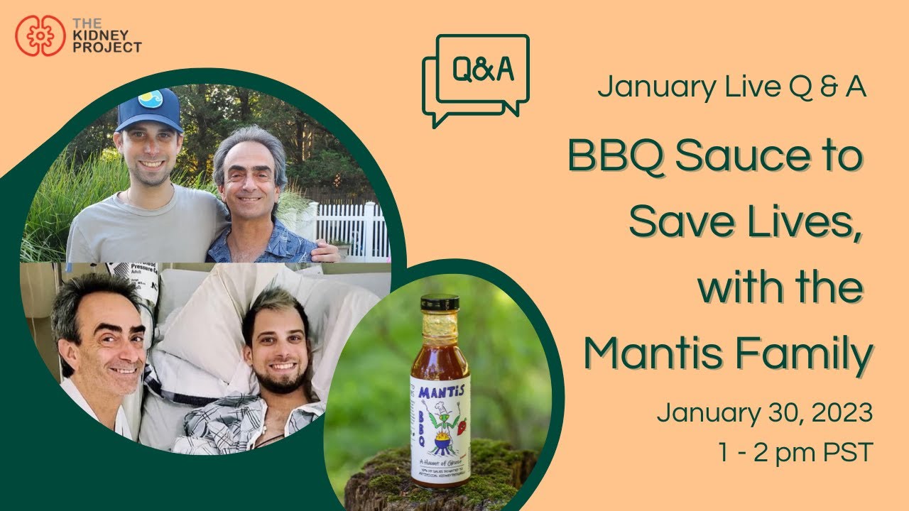 Live Q&A #13: BBQ Sauce to Save Lives, with the Mantis Family (1.30.23)