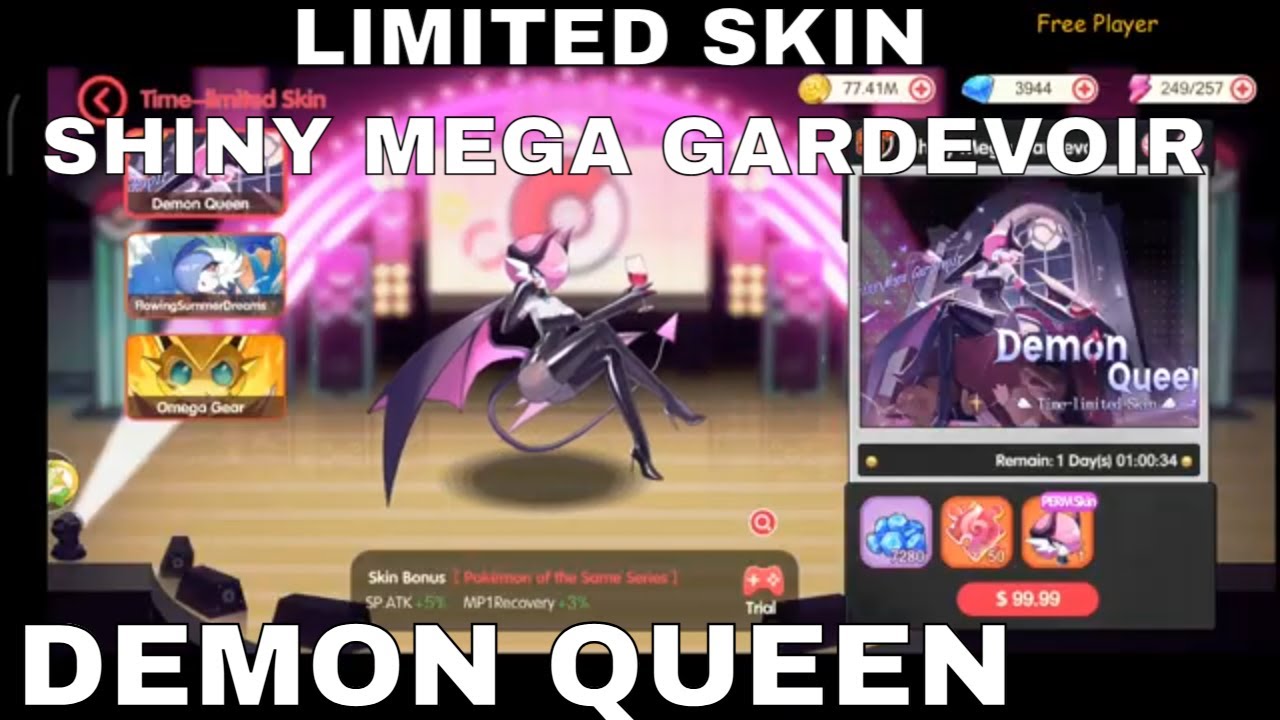 LIMITED SKIN - SHINY MEGA GARDEVOIR - DEMON QUEEN ► Pocket Incoming