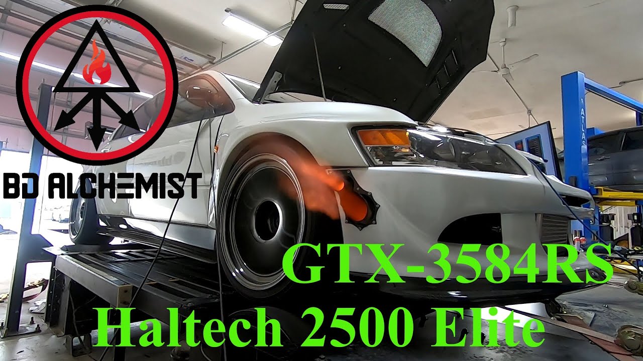 EVO-8 GTX-3584RS, Haltech elite 2500, sequential Dog box, Flex Fuel Dyno