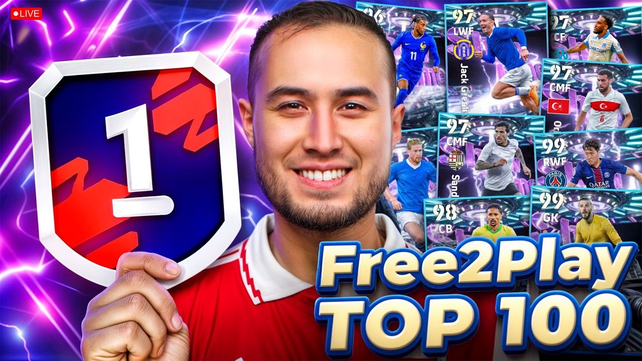 🔴 LIVE - ROAD TO TOP 100 WITH A F2P SQUAD!! 🏆 100% FREE SQUAD | EFOOTBALL 2026 #INDOSQUAD
