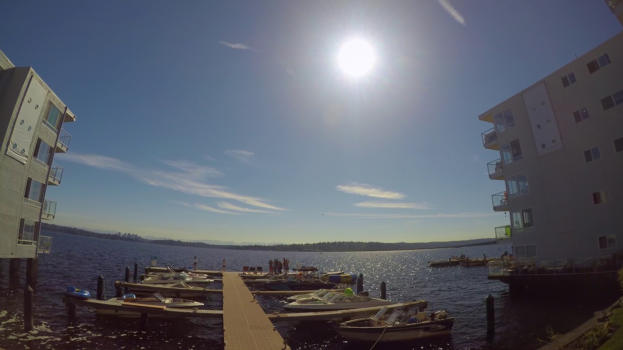 Solar Eclipse (92%) | GoPro Time Lapse | Lake Washington, Seattle
