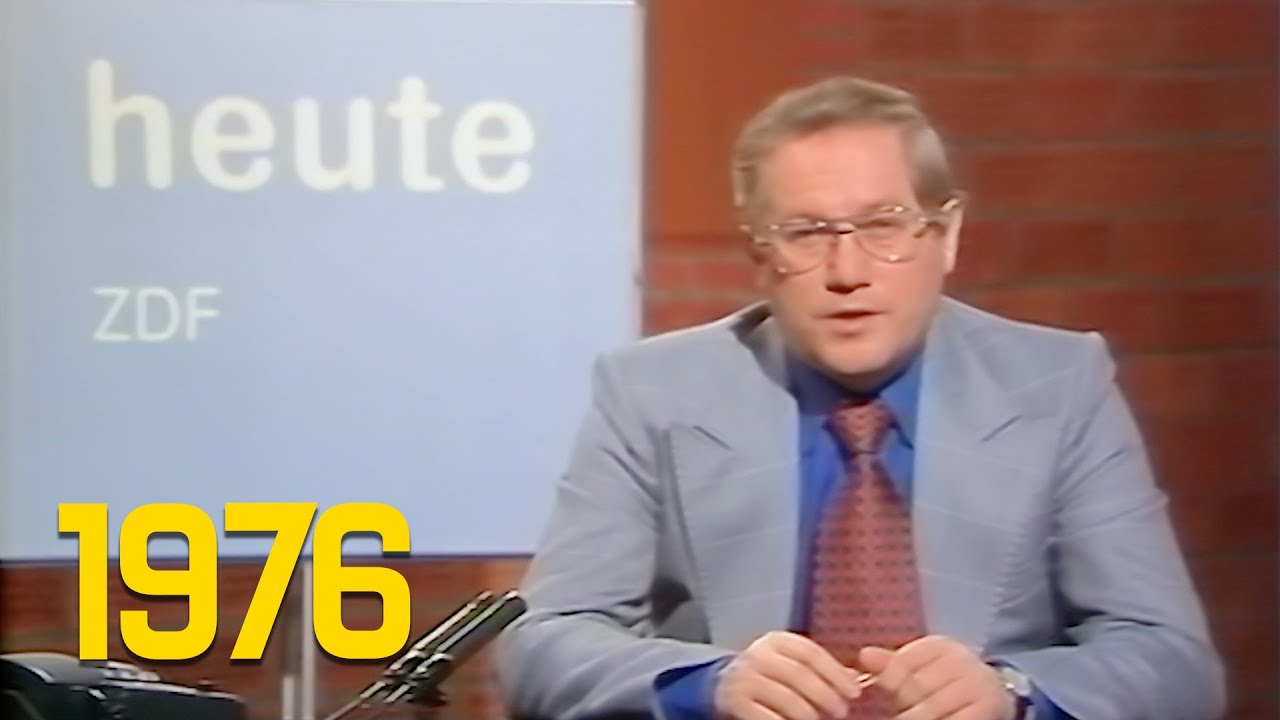 ZDF heute 23:15 Uhr mit Heinz Wrobel und Sendeschluss (23.01.1976)