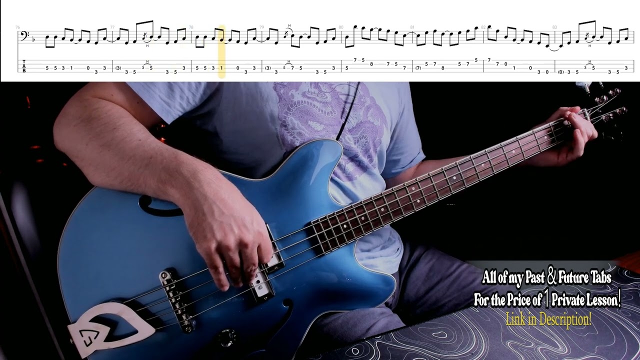 Layla-Allman Brothers (Live)-Bass Cover (with Tabs)