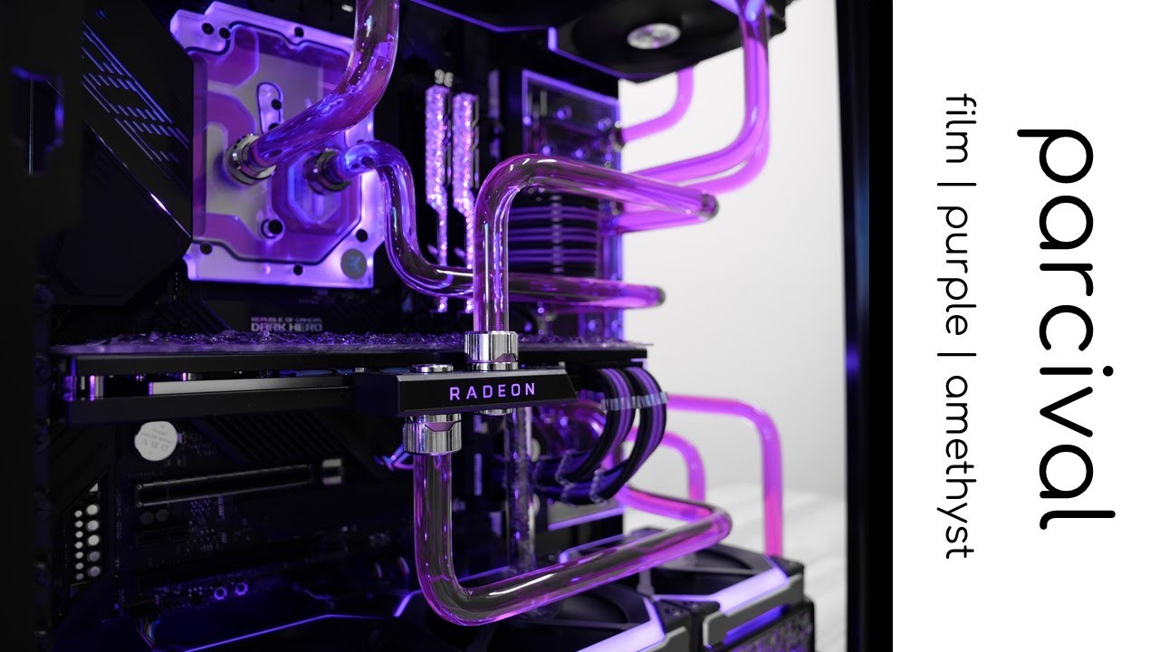 We Built a $11,000 High End Custom PC with Purple Amethyst