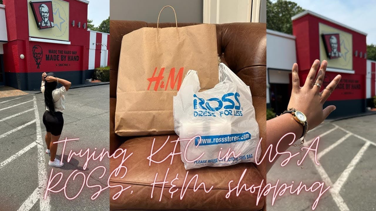 TRYING KFC in USA || ROSS + H&M SALE