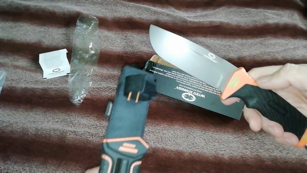 Ганзо или Китайский Соловей!!!) Нож Nightingale Orange WA-001OR от WITHARMOR.