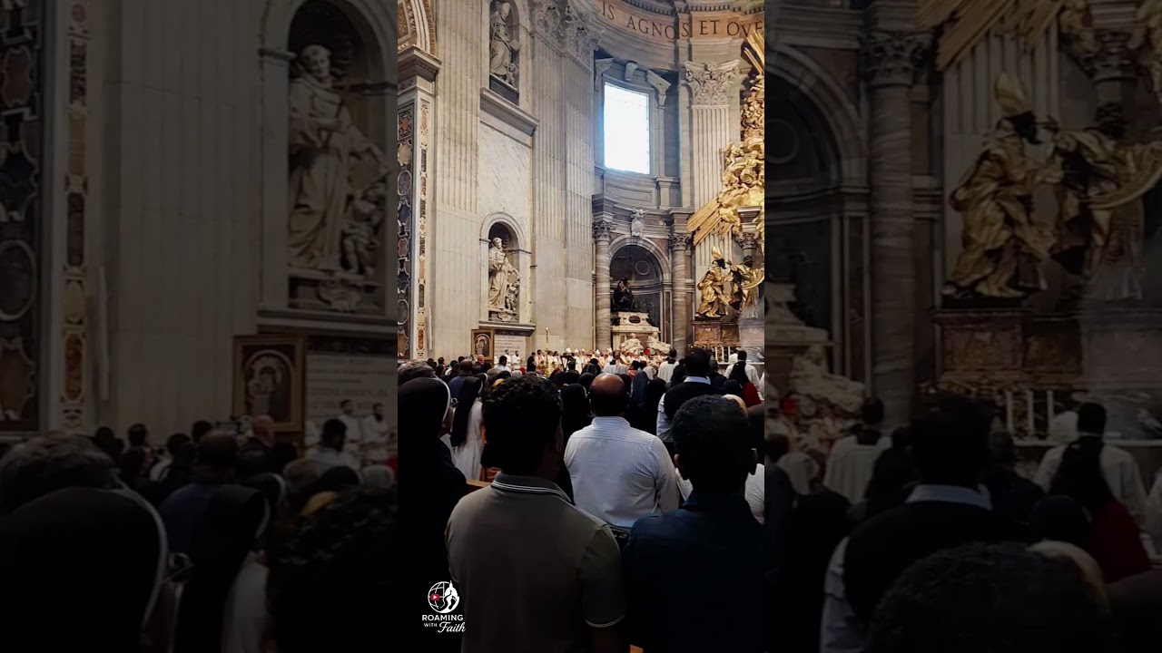 Syriac chant of the Syro-Malabar Qurbana echoes in St. Peter&rsquo;s Basilica. #vatican  #syromalabar