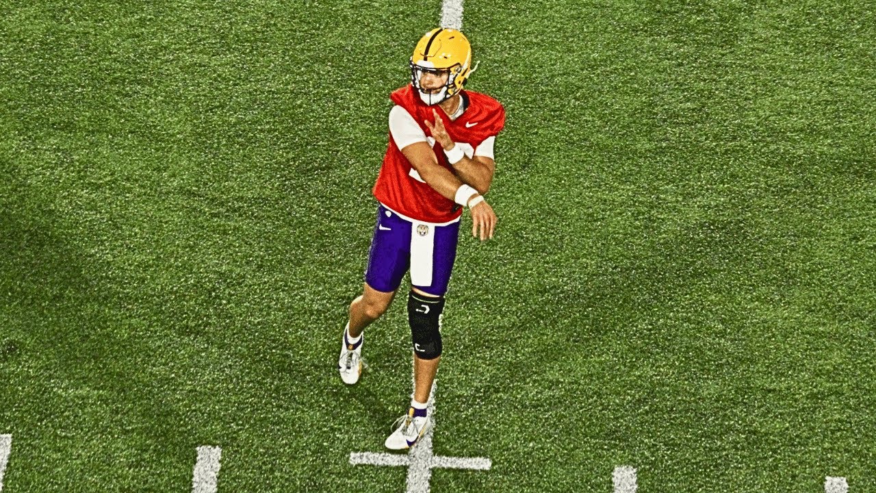 LSU Football Practice HIGHLIGHTS: Nussmeier Injury UPDATE