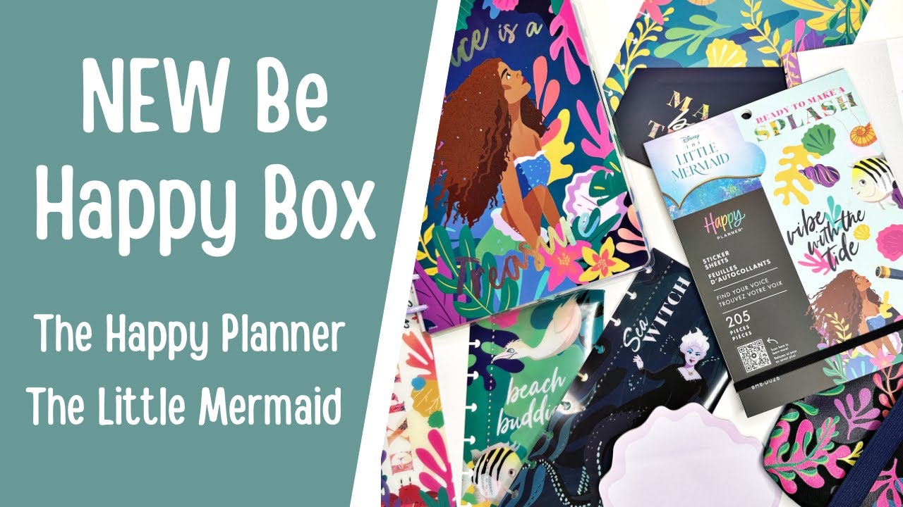 NEW Be Happy Box - The Little Mermaid - Happy Planner