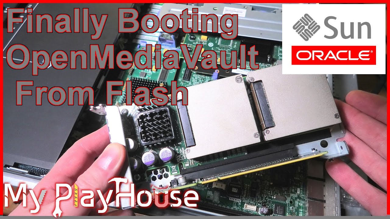 Booting OpenMediaVault from Oracle F40 Flash Accelerator  - 1052
