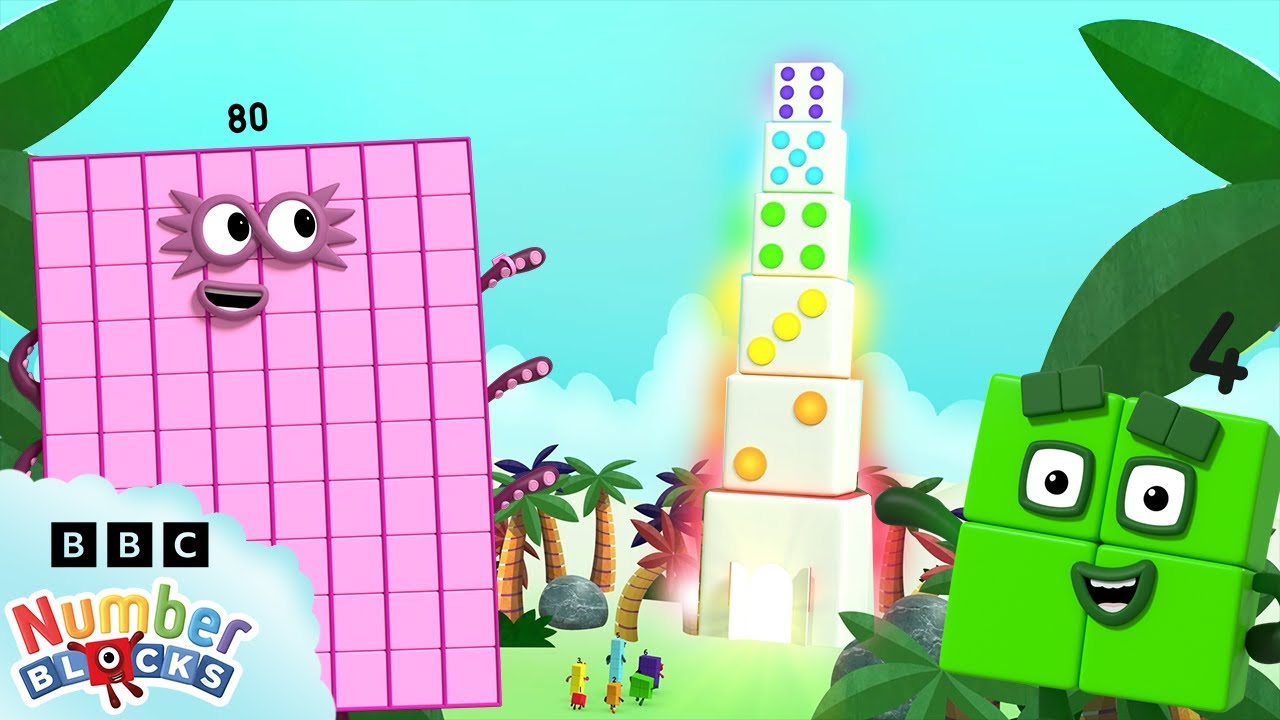 Numberblocks em Português Brasil | O PALÁCIO DOS PATRONOS e MAIS | aprender a contar