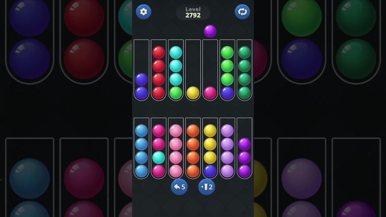 Ball Sort by Infinite Joy: Levels 2791, 2792, 2793