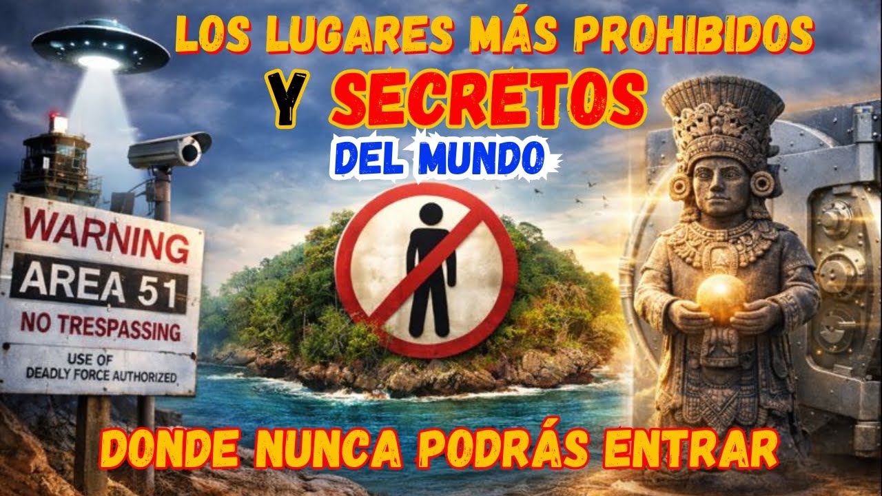 🔑 Top 10 Lugares Ultra PROHIBIDOS que la Humanidad No Puede Conocer💢