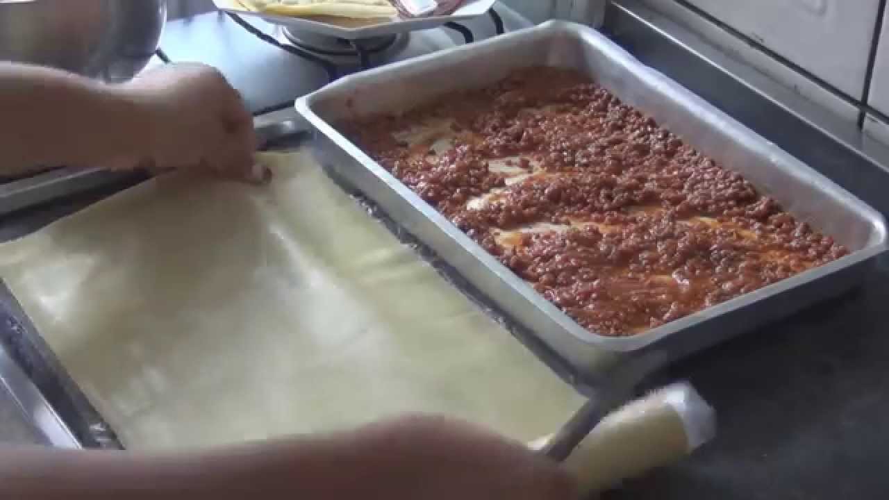 Lasanha com massa de pastel  #NaCozinhaComABeth