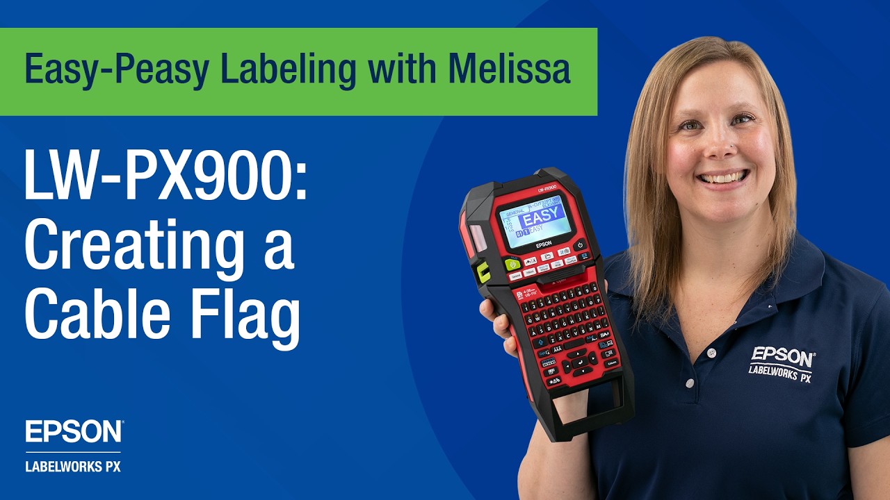 Epson's Labeling Tips: Wire/Cable Marking: Creating a Cable Flag