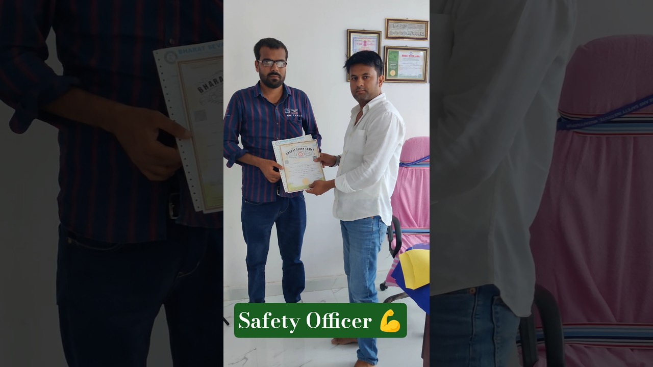 Safety Officer 🦺💪#safetyofficer #fireandsafety #jobs
