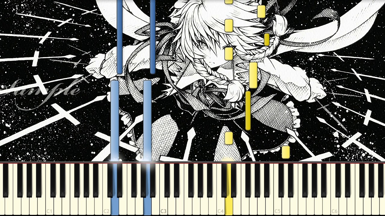 [Easy Piano] PoFV Sakuya's theme | Flowering Night