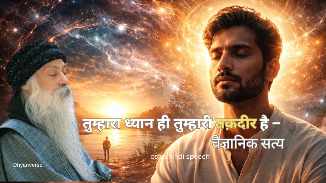 तुम्हारा जीवन संयोग नहीं है – तुम खुद इसे बना रहे हो || अस्तित्व शब्द नहीं सुनता, कंपन सुनता है