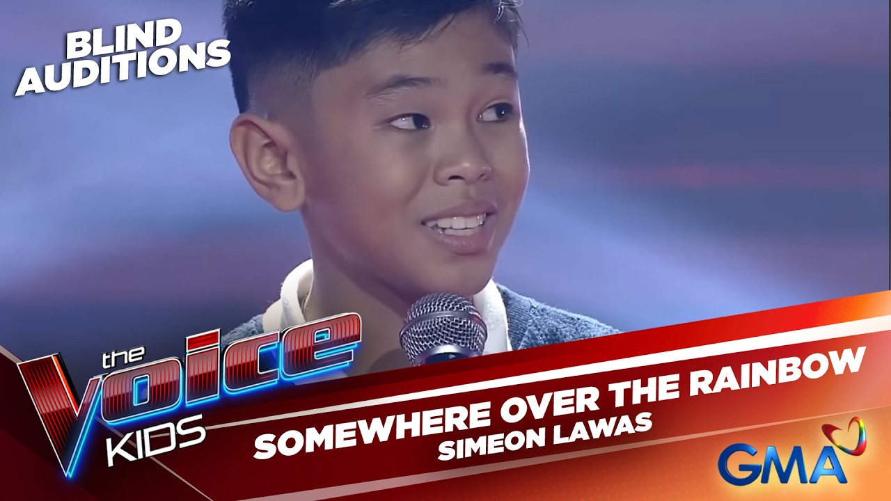The Voice Kids Philippines: Simeon Lawas' old soul in 'Somewhere Over The Rainbow'! | Blind Audition