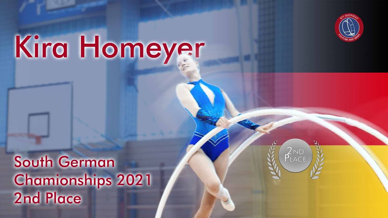 Kira Homeyer South German Championships in Gymwheel 2nd Place