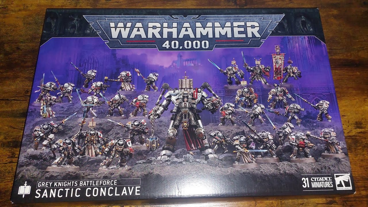 Grey Knights Battleforce Santic Conclave box opening  #warhammer40k 