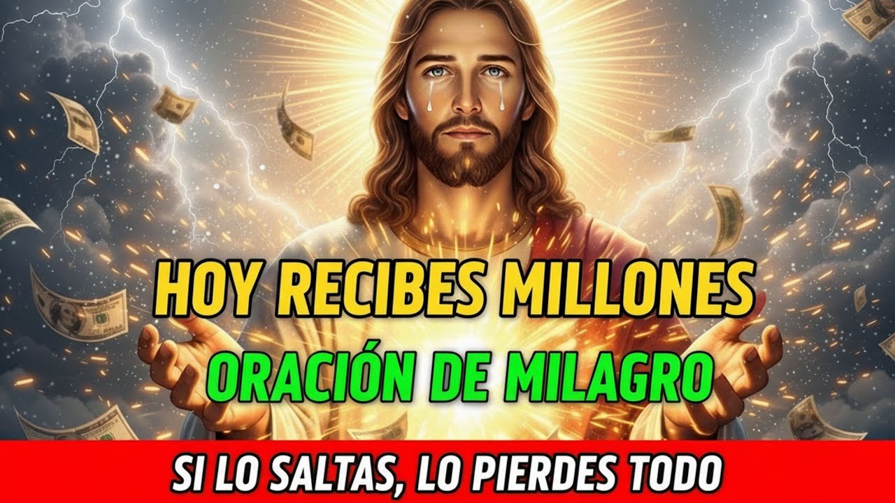 DIOS DICE: HOY RECIBES MILLONES — TU ORACIÓN ABRE EL MILAGRO FINANCIERO