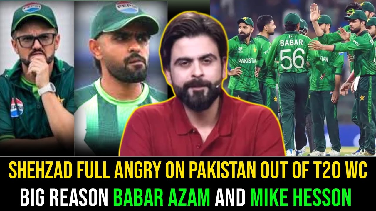 Shehzad Angry On Pakistan Out🚫From T20 WC | Big Reason Babar Azam And Mike Hesson | Asif Sports |