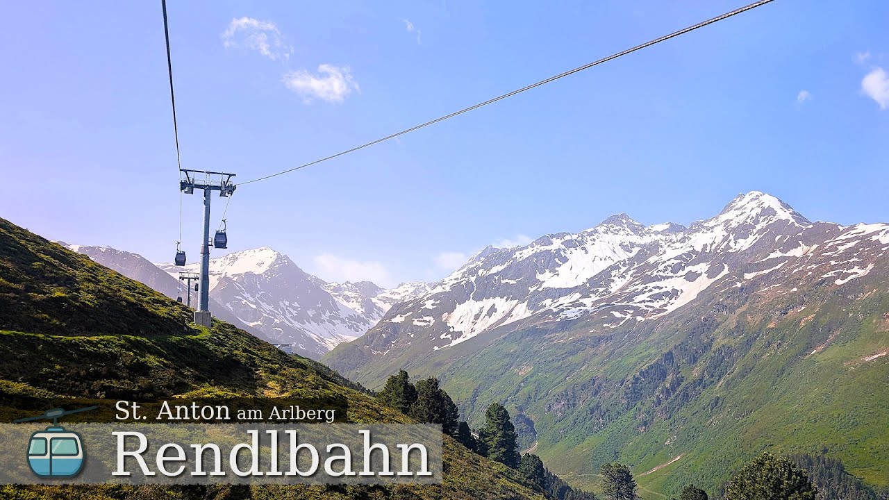 Scenic Ride on the Rendlbahn Gondola | St. Anton from Above