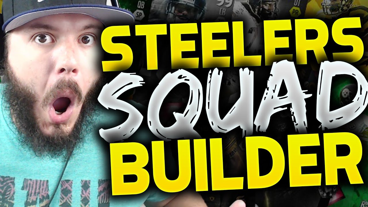 ALL-TIME PITTSBURGH STEELERS SQUAD BUILDERS & GAMEPLAY | MADDEN 16 ULTIMATE TEAM