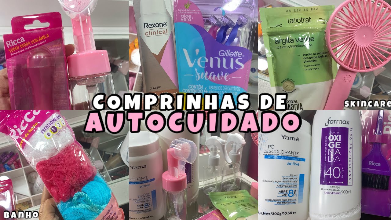 COMPRINHAS DE FARMÁCIA | autocuidado , asmr , banho e skin care 🛍️💖
