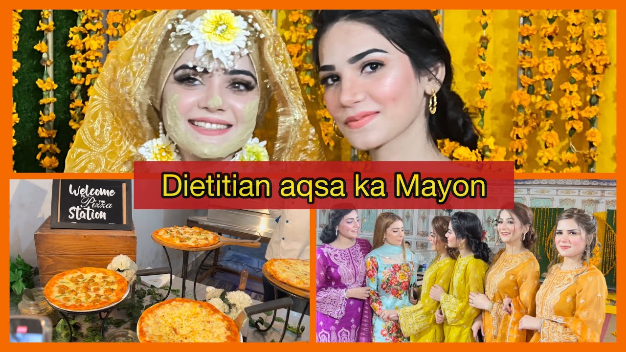 Dietitian Aqsa's Mayon function | Meri Behan ka mayon | Khadija Afzal